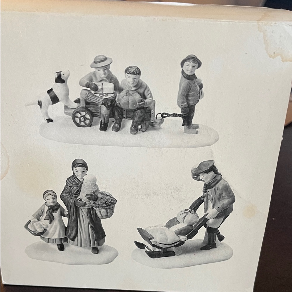 Department 56 market day set of three figures